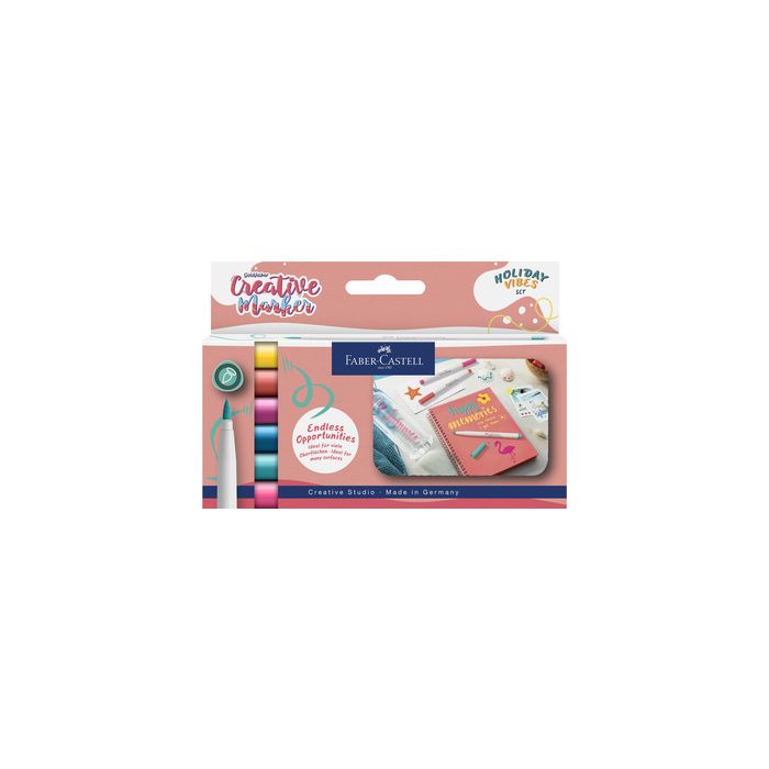 FABER-CASTELL Creative Marker GOLDFABER, étui de 6