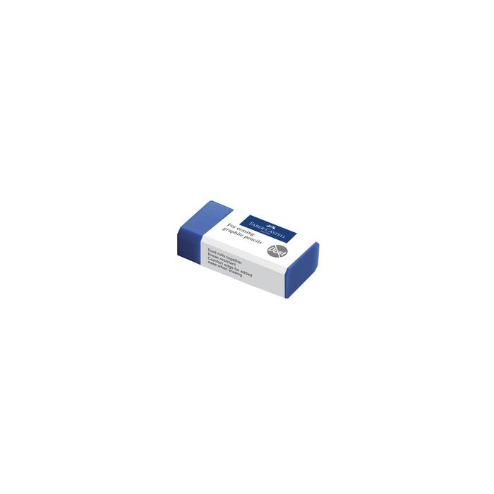 FABER-CASTELL Gomme en plastique DUST-FREE, bleu