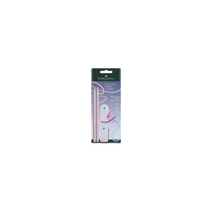 FABER-CASTELL Kit d'écriture GRIP Flow Edition, blushing sky