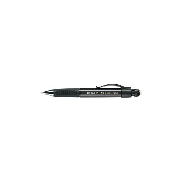 FABER-CASTELL Porte-mines GRIP PLUS 1307, noir-métallique
