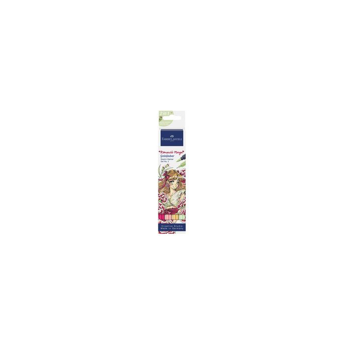 FABER-CASTELL Sketch Marker GOLDFABER, kit Romantic Manga 2
