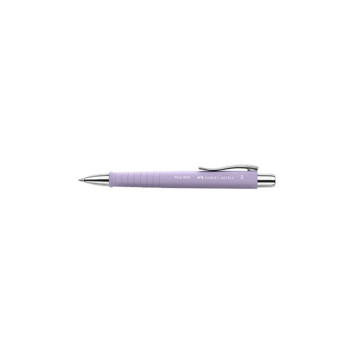 FABER-CASTELL Stylo-bille rétractable POLY BALL XB, lilas