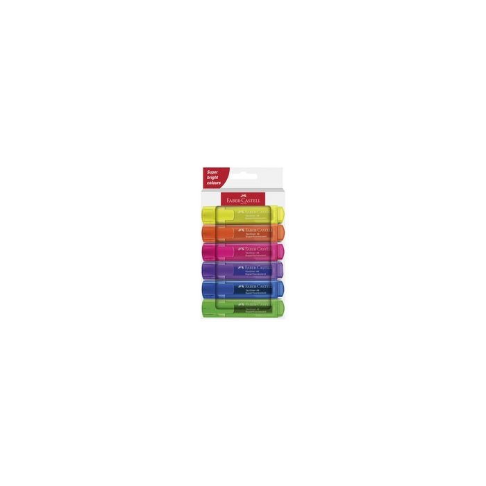 FABER-CASTELL Surligneur TEXTLINER 1546, étui en carton de 6