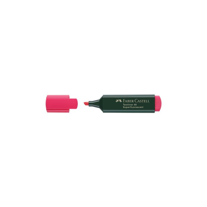 FABER-CASTELL Surligneur TEXTLINER 48 REFILL, rouge