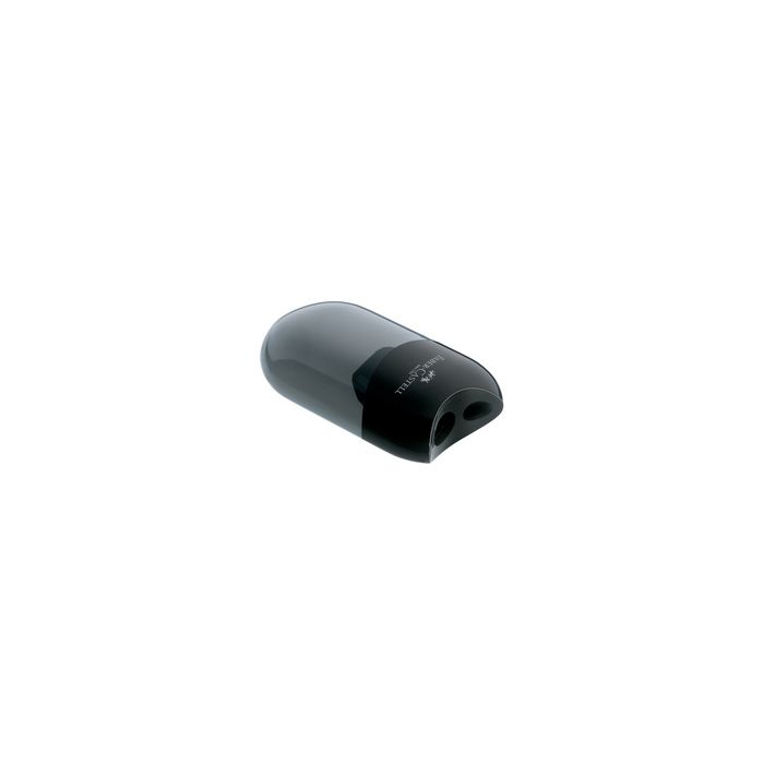 FABER-CASTELL Taille-crayon double, noir