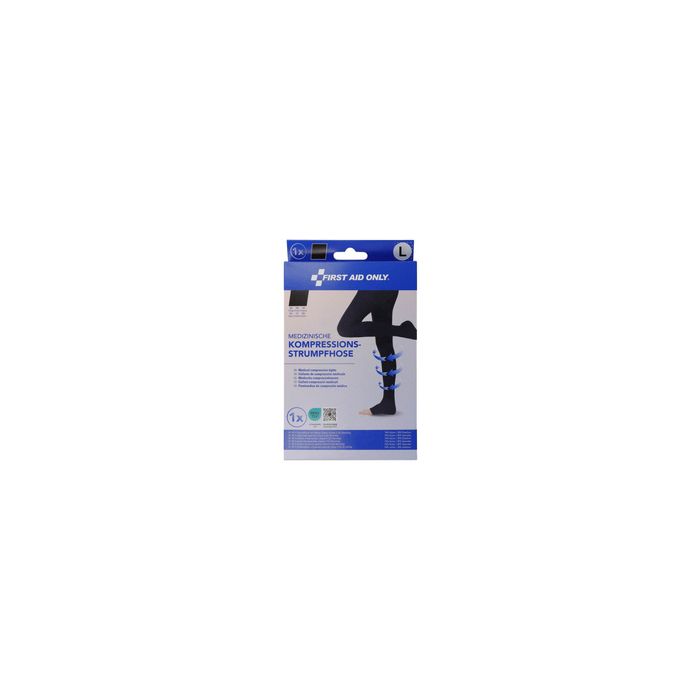 FIRST AID ONLY Collants de contention, L, noir