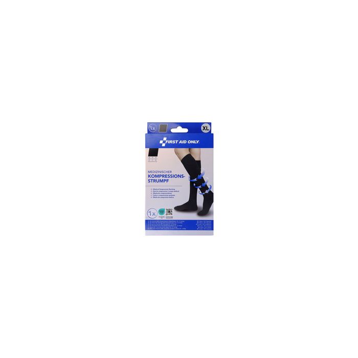 FIRST AID ONLY Mi-bas de contention, XL, noir