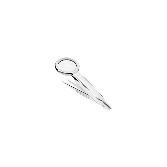 FIRST AID ONLY Pince précelle avec loupe, argent