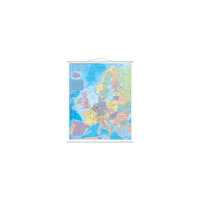 FRANKEN Carte de l'Europe, laminé, 970 x 1.370 mm
