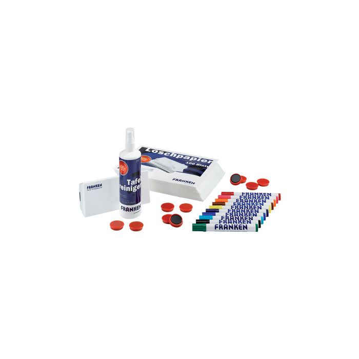 FRANKEN Kit de démarrage pour tableau blanc, magnétique