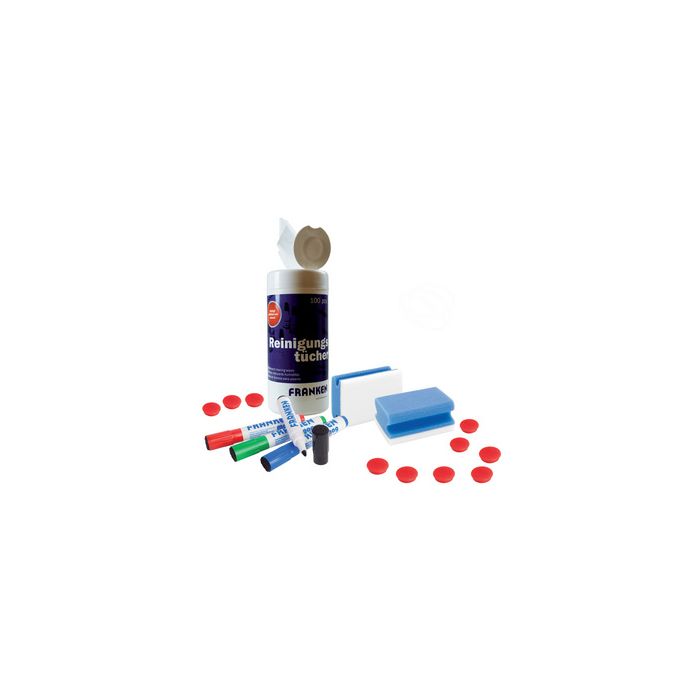 FRANKEN Kit de démarrage pour tableau blanc, magnétique