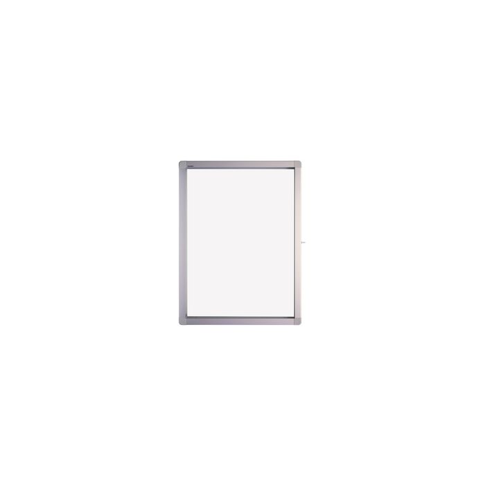 FRANKEN Vitrine d'affichage ECO pour 6 x A4, surface métal