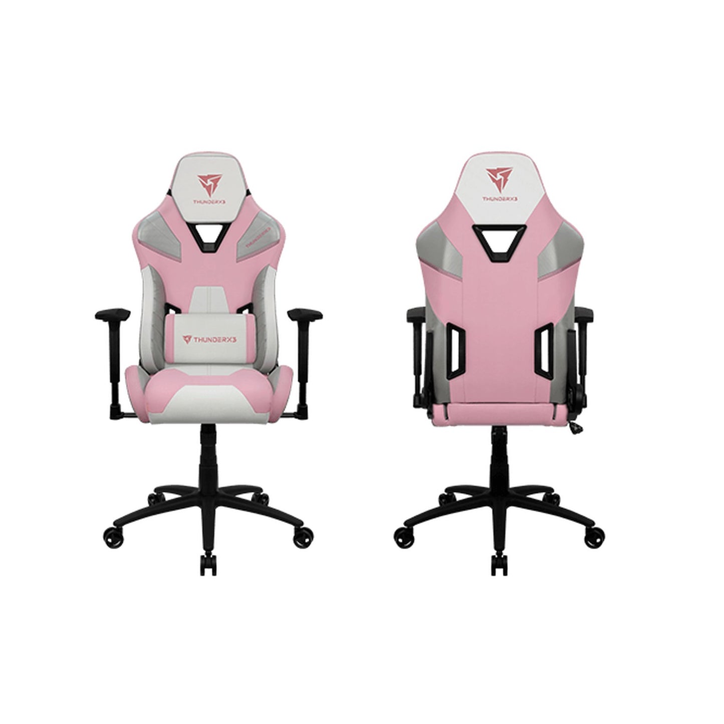 Fauteuil Gamer ThunderX3 TC5 (Rose/Gris/Blanc)