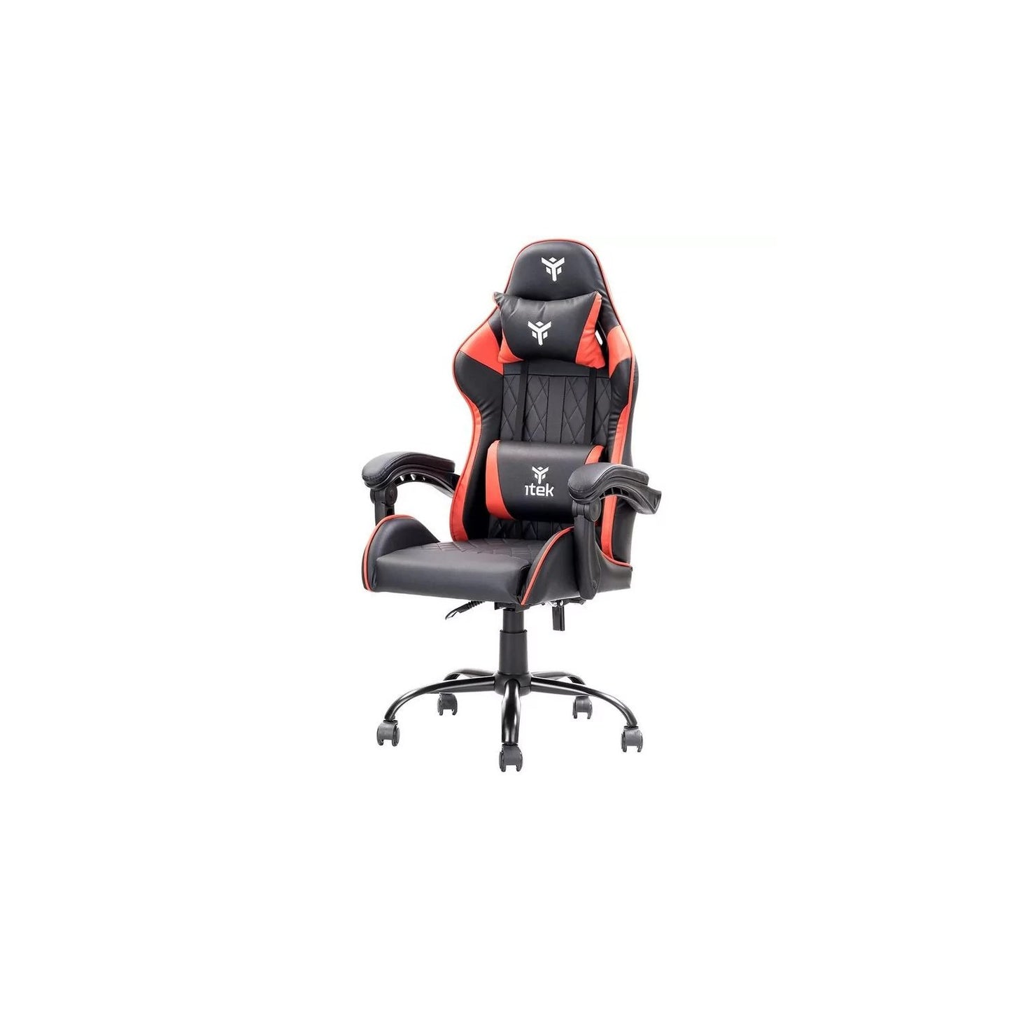 Fauteuil Gamer iTek Rhombus PF10 (Noir/Rouge)