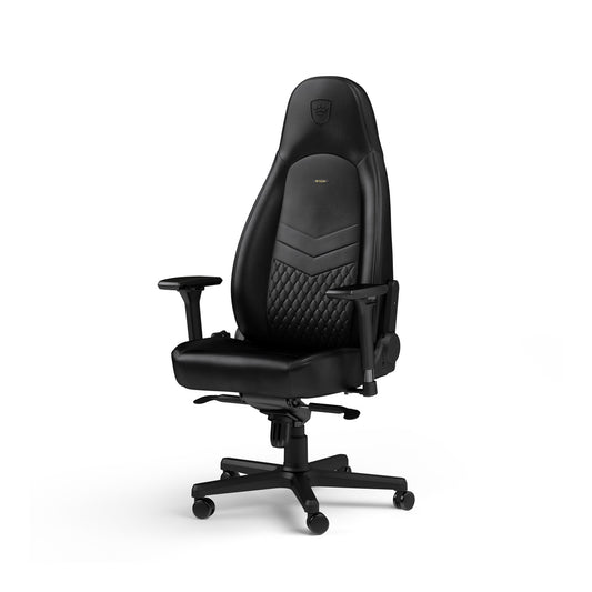 Fauteuil Noblechairs Icon en Cuir véritable (Noir)