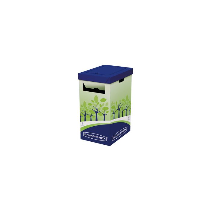Fellowes BANKERS BOX Collecteur de recyclage, vert/bleu x2