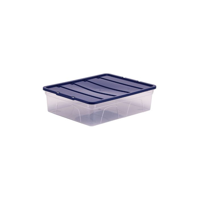 Fellowes Boîte de rangement BANKERS BOX, 12 L, transparent
