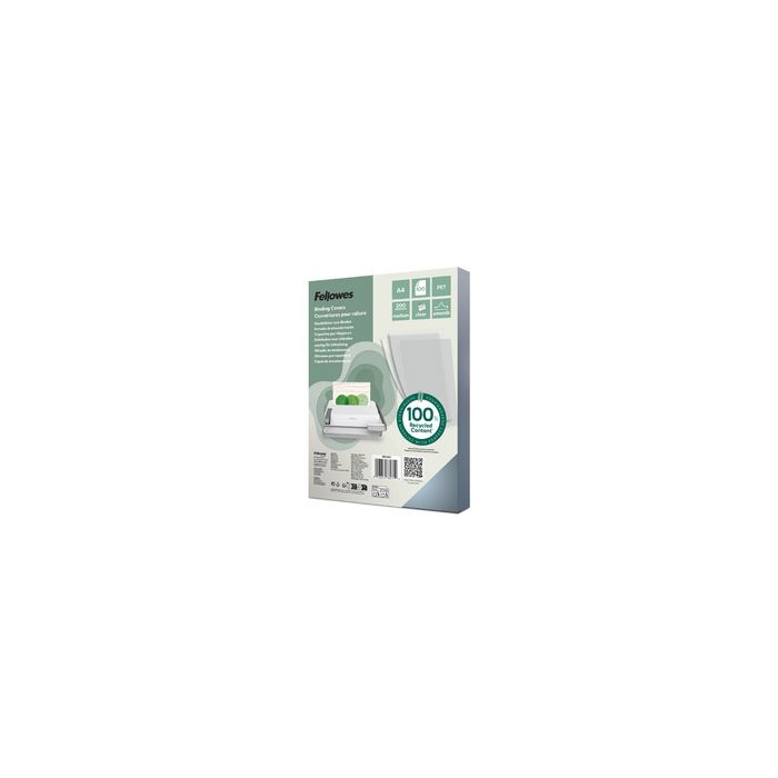 Fellowes Plats de couverture, A4, PET, transparent, 0,15 mm