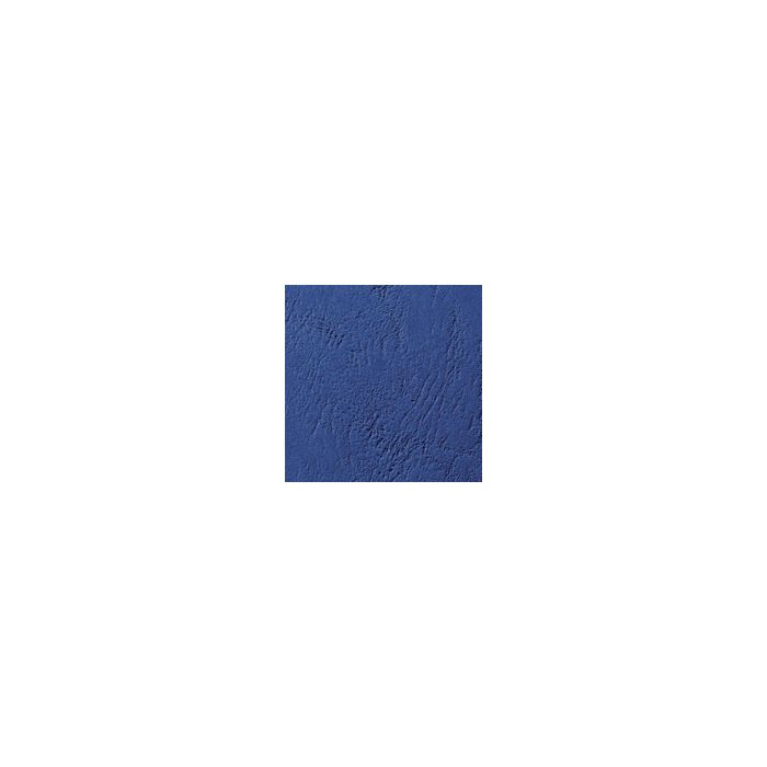 GBC Couverture de reliure grain cuir, A4, bleu royal
