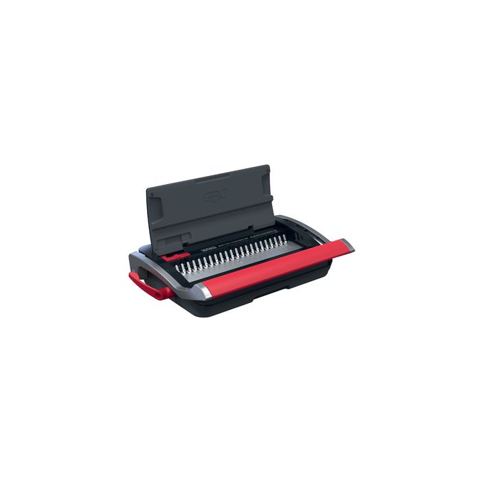 GBC Perforelieuse CombBind CB15, noir/rouge/argent
