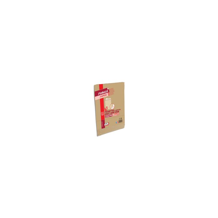 GPV Pochettes à soufflets, 26, 275 x 365 mm, kraft armé