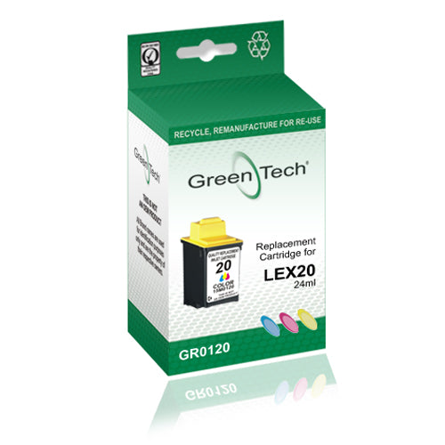 Cartouche Jet d'encre de Marque Lexmark 15MO120E N°20 3 couleurs (jusqu'à  685 pages)