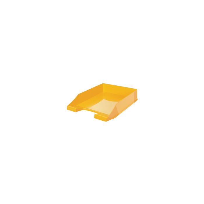 HAN Corbeille à courrier KLASSIK, A4, polystyrène, jaune x10