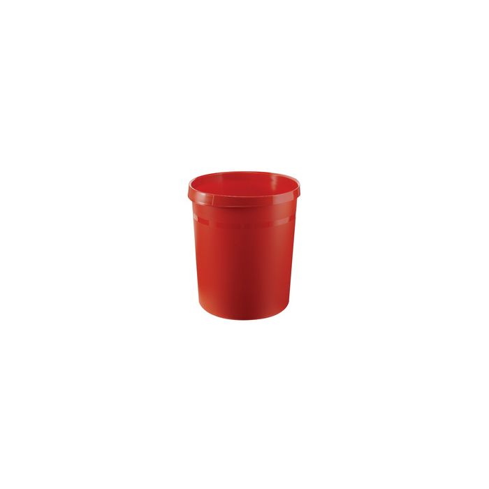 HAN Corbeille à papier GRIP, PP, 18 litres, rouge