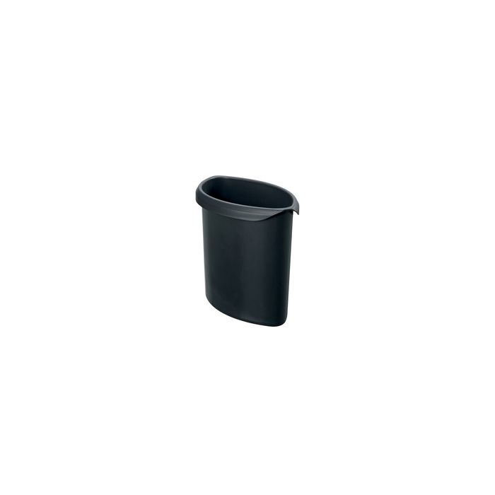 HAN Insert à déchets MOON, PP, 6 litres, sans couvercle,noir