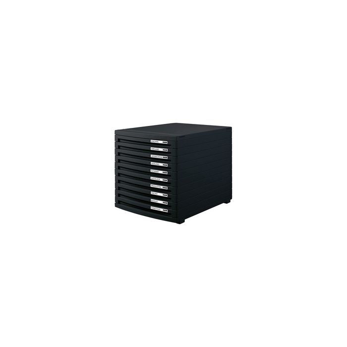 HAN Module de classement CONTUR, 10 tiroirs, noir