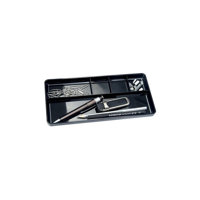 HAN Plumier KLASSIK, plastique, 5 compartiments, noir