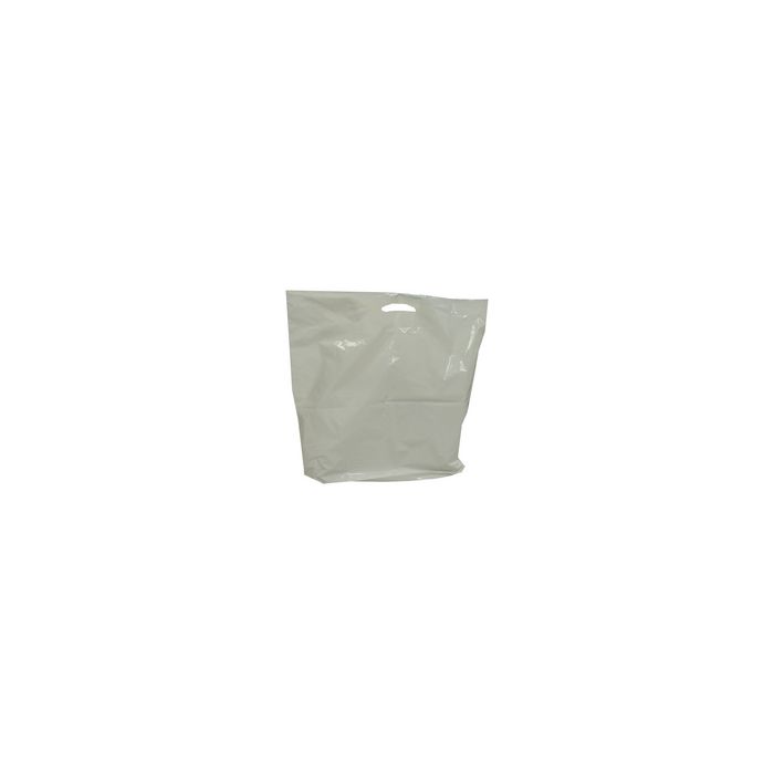 HAPPEL Sac cabas en LDPE, (L)380 x (P)50 x (H)450 mm, blanc