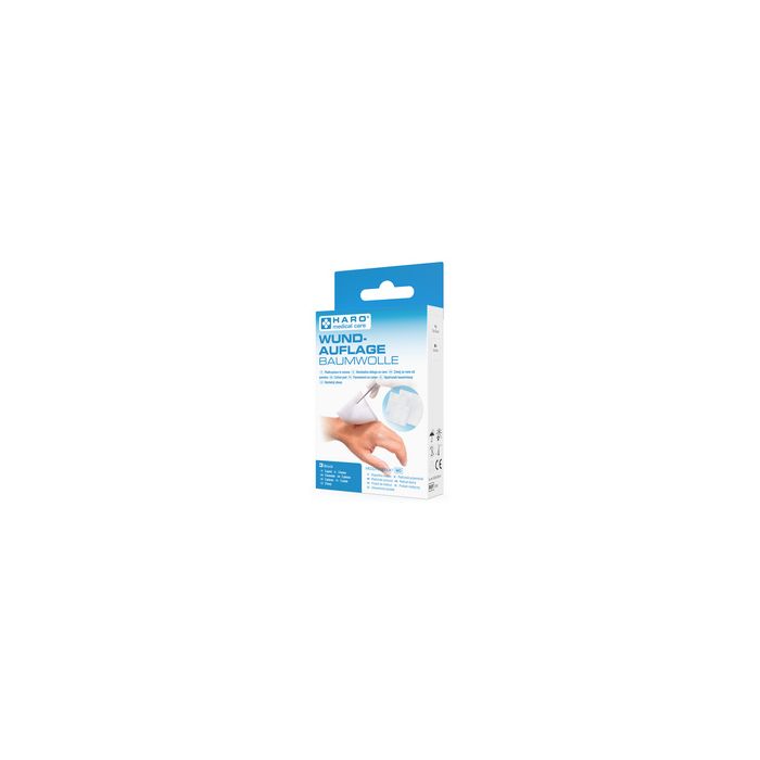 HARO Pansement, en coton, blanc, pack de 3