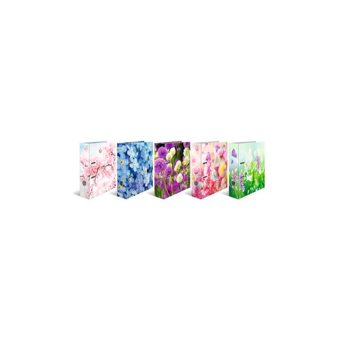 HERMA Assortiment de classeurs à motifs "Fleurs"