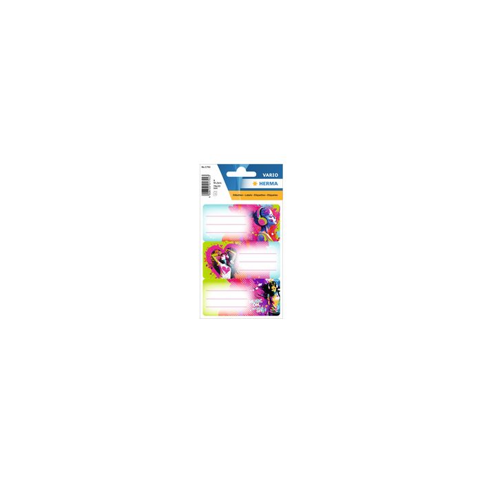 HERMA Buchetiketten VARIO "Music Girl", 76 x 35 mm