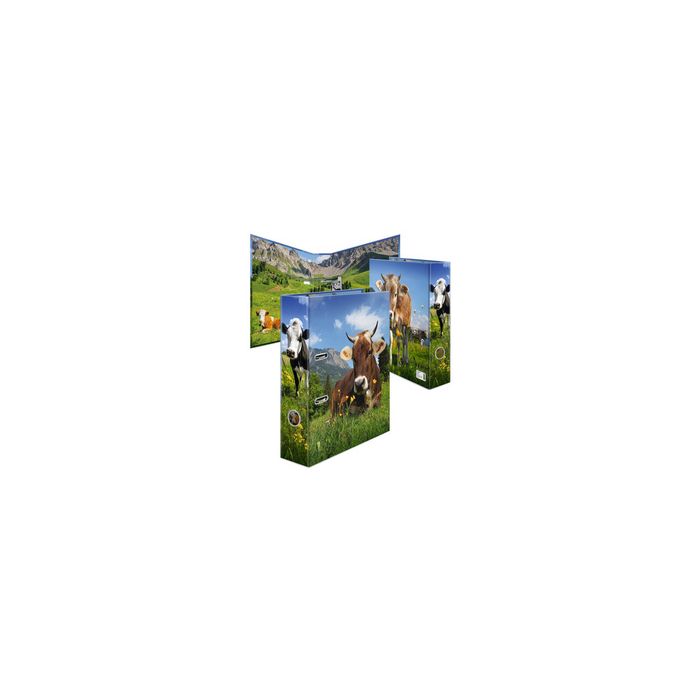 HERMA Classeur à motif "Vache d'alpages", A4