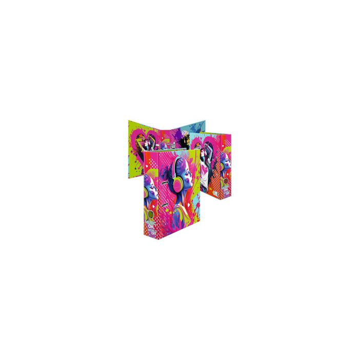 HERMA Classeur à motifs "Music Girl", A4, 70 m