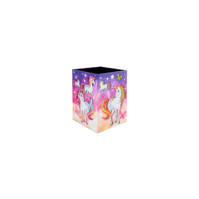 HERMA Corbeille à papier "Licorne", carton
