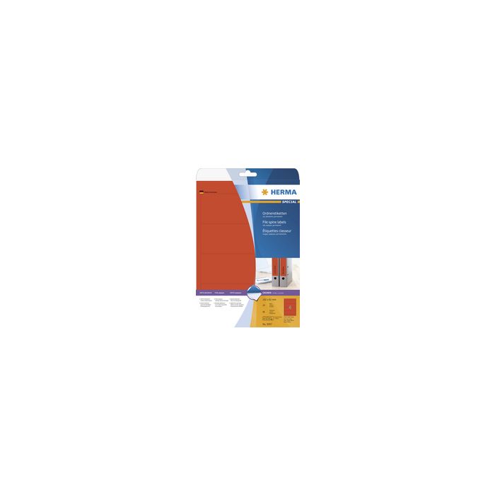 HERMA Etiquette dos de classeur SPECIAL, 192 x 61 mm, vert
