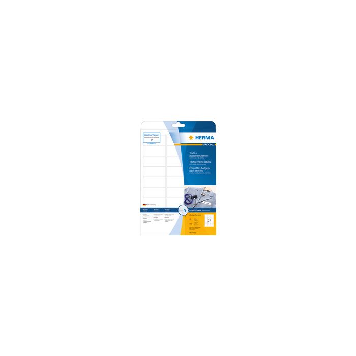 HERMA Etiquettes badges SPECIAL, 199,6 x 143,5 mm, blanc