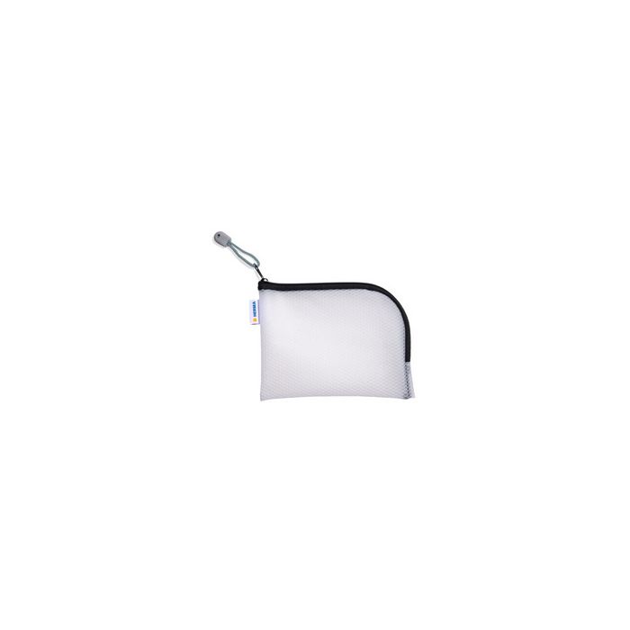 HERMA Pochette à fermeture à zip "Mesh Bags", A6, noir