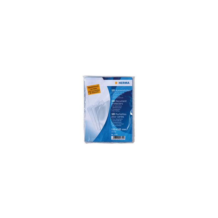 HERMA Pochette pour carte, PP, 1 poche, 63 x 90 mm, en pack