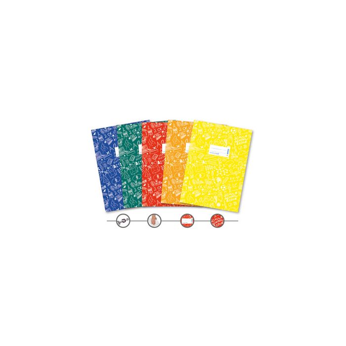HERMA Protège-cahier Schoolydoo, A5, en PP, set de 5