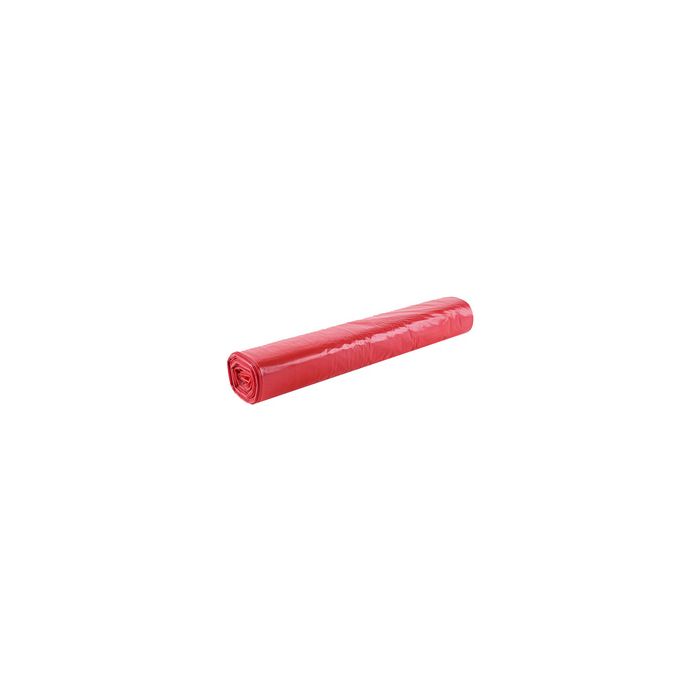 HYGOCLEAN Sac poubelle LDPE Eco, 120 L, 35 microns, rouge x10