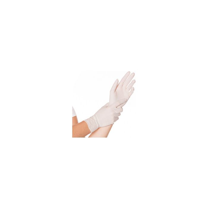 HYGONORM Gant nitrile SAFE FIT, M, sans poudre, blanc