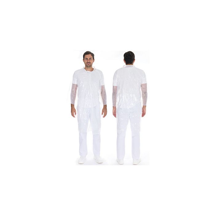 HYGOSTAR Blouse visiteur Light avec poutons pression, blanc