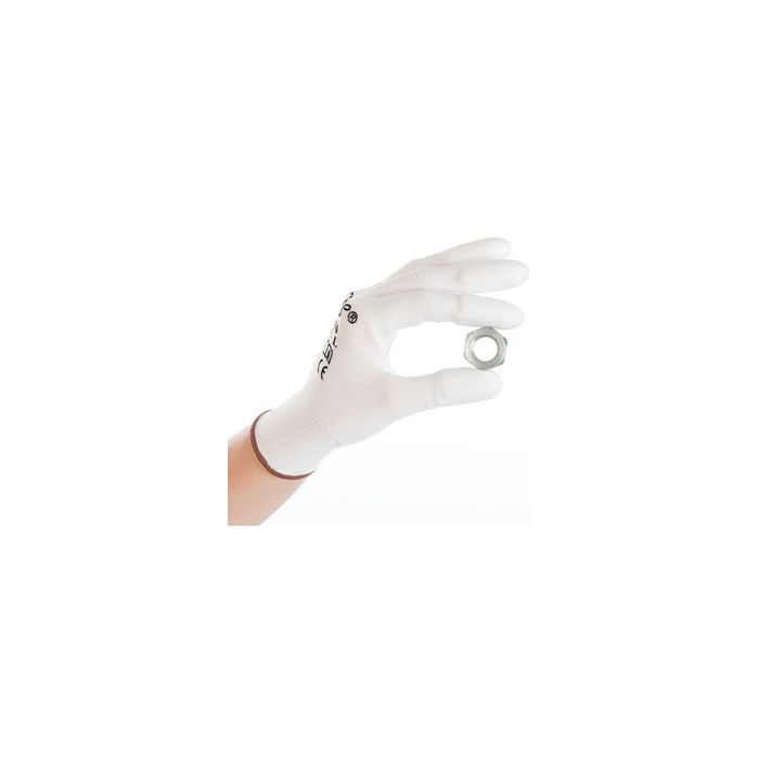 HYGOSTAR Gant à mailles fines Ultra Flex Finger, S, blanc x12