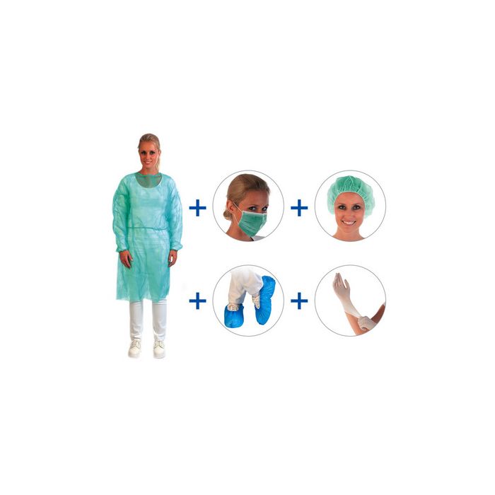 HYGOSTAR Kit de protection SARM II, 5 pièces, vert