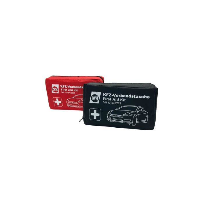 IWH KFZ-Verbandtasche, Inhalt DIN 13164, rot
