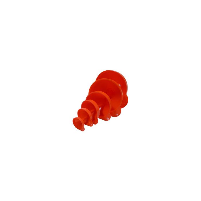 IWH Set d'entonnoir, 6 pièces, orange
